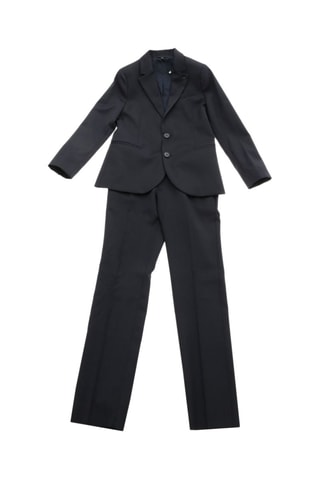 Costume en laine vierge - Bleu marine - Emporio Armani