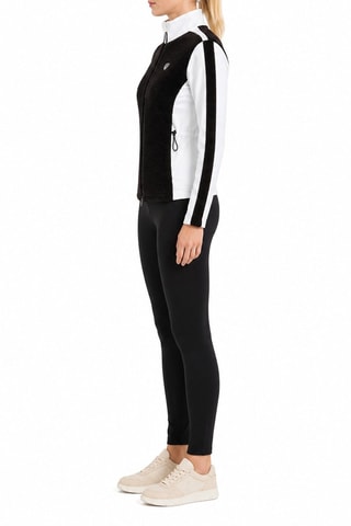 Chaqueta de terciopelo - Blanco y negro