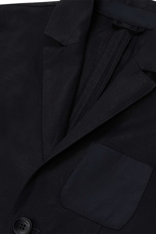 Veste en lin - Bleu marine