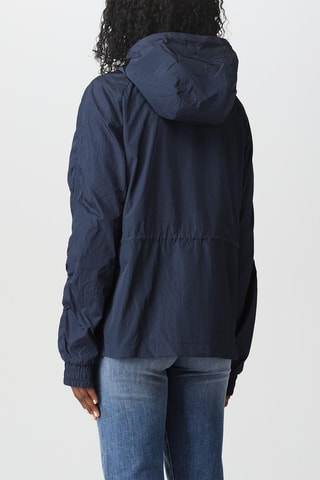 Chaqueta con capucha - Azul marino