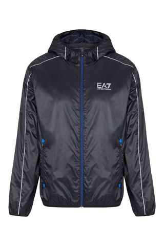 Chaqueta con capucha - Negro
