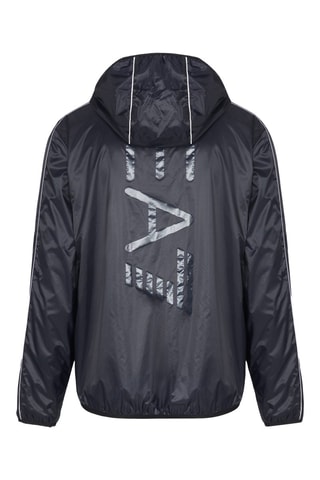 Chaqueta con capucha - Negro