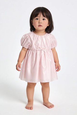 Robe en soie - Rose pâle