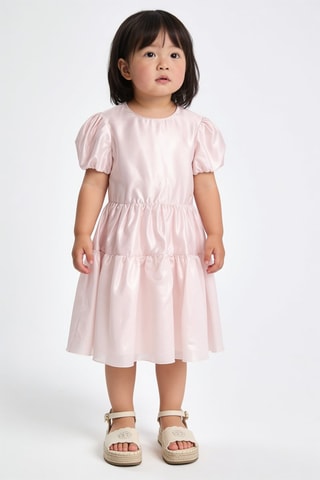 Robe en soie - Rose pâle