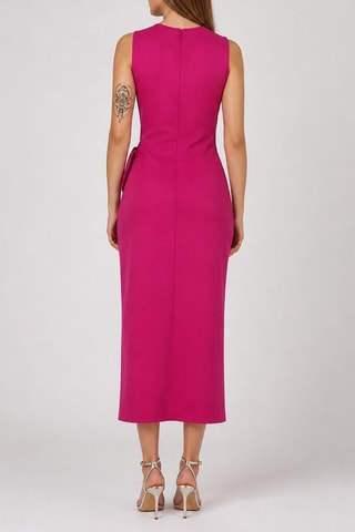 Robe midi - Fuchsia - Emporio Armani