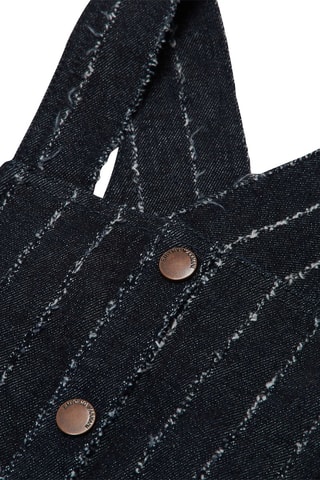 Robe-salopette en jean - Bleu nuit