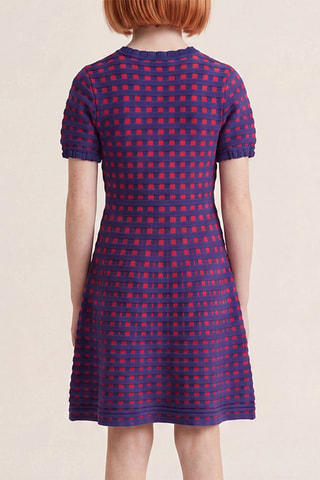 Robe - Indigo et rouge