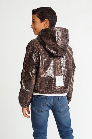 Blouson à capuche - Marron