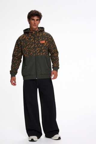 Blouson à capuche - Vert