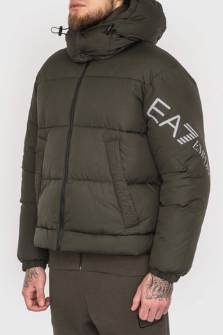 Anorak con capucha - Negro