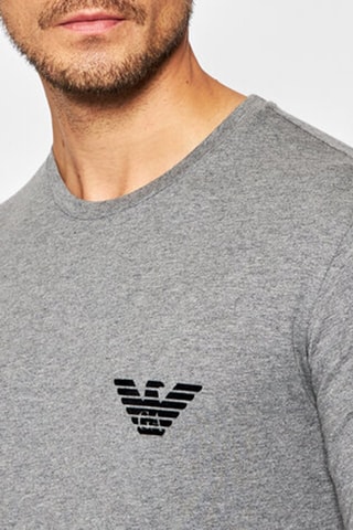 Pyjama - Gris chiné et bordeaux - Emporio Armani