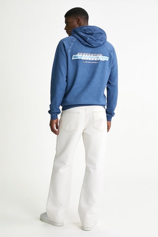 Sweat à capuche - Bleu