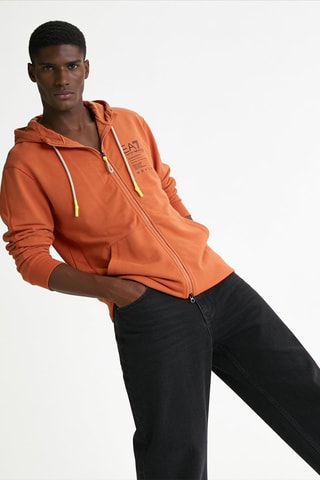 Sudadera con capucha - Naranja