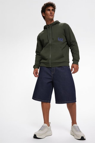 Sweat à capuche - Vert foncé