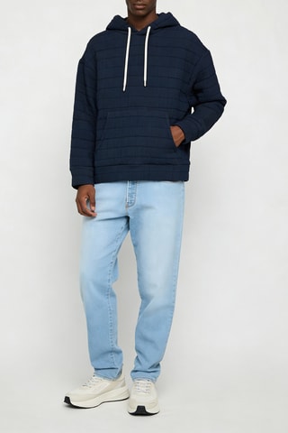 Sweat à capuche - Bleu marine - Emporio Armani