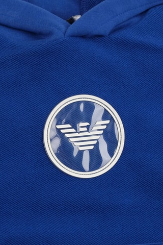 Sweat à capuche - Bleu cobalt - Emporio Armani