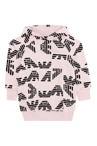 Sweat à capuche et legging - Rose et noir - Emporio Armani