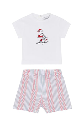 T-shirt et short - Blanc