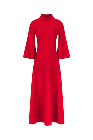 Robe midi - Rouge