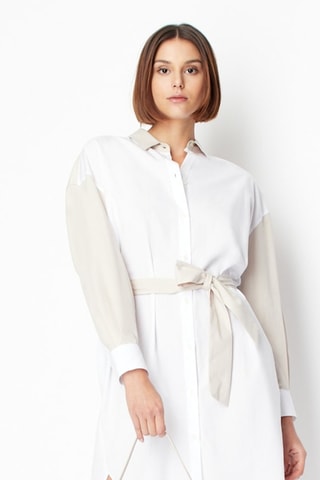 Vestido camisero - Blanco
