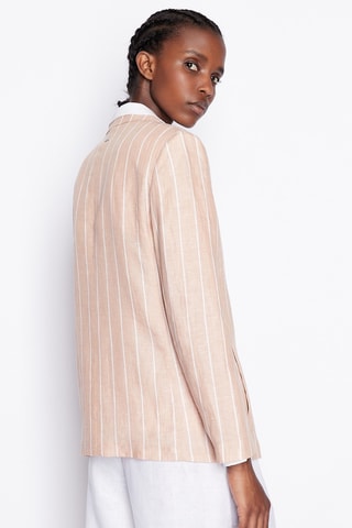 Chaqueta de lino - Rosa
