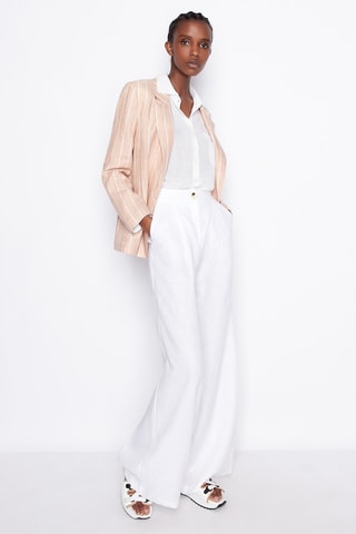 Chaqueta de lino - Rosa