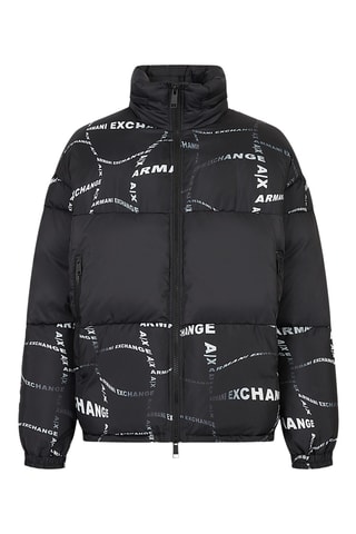 Doudoune à capuche - Noir