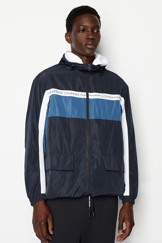Veste à capuche - Bleu marine