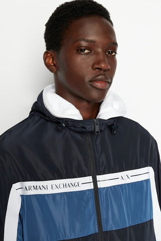 Veste à capuche - Bleu marine