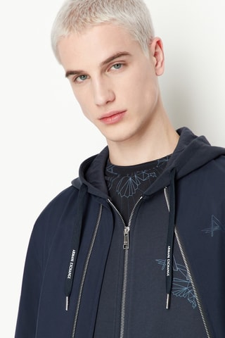 Sweat à capuche - Bleu marine