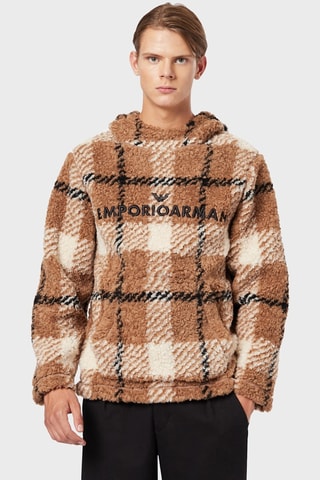 Sweat à capuche - Camel