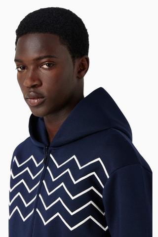Sweat à capuche - Bleu marine