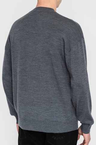 Pull en laine vierge - Gris