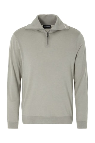 Pull en laine vierge - Vert olive