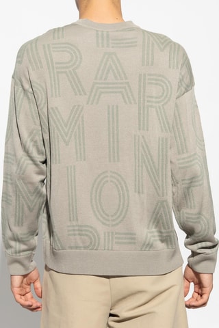 Pull en laine vierge - Taupe et kaki