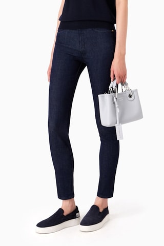 Jean taille haute - Bleu marine
