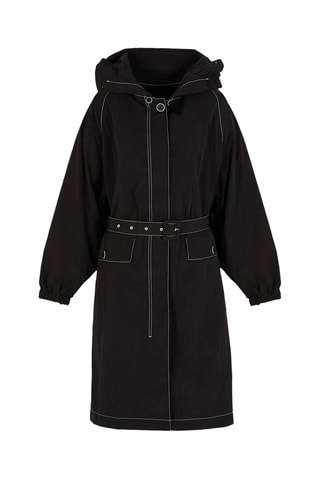 Coupe-vent à capuche - Noir