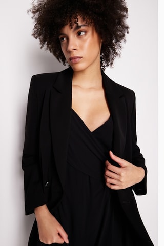 Robe portefeuille - Noir