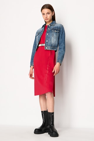 Vestido recto - Rojo