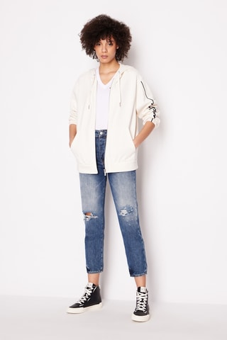 Sudadera con capucha - Blanco