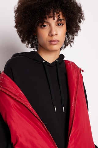 Chaqueta reversible con capucha - Rojo