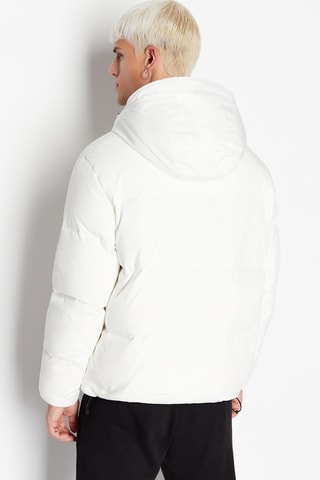 Doudoune à capuche - Blanc