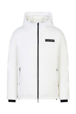 Doudoune à capuche - Blanc
