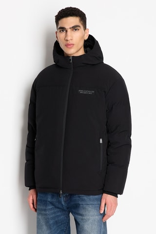 Doudoune à capuche - Noir