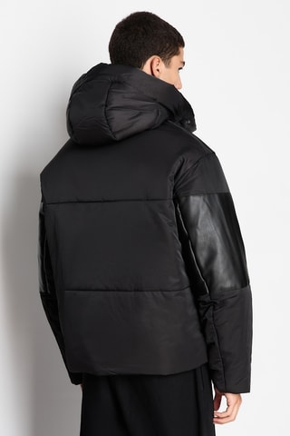 Doudoune à capuche - Noir