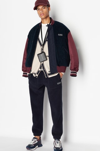 Veste réversible - Noir et bordeaux