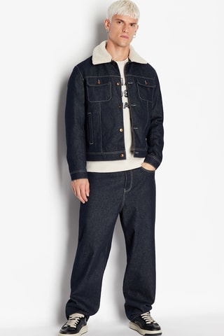 Veste en jean - Bleu marine