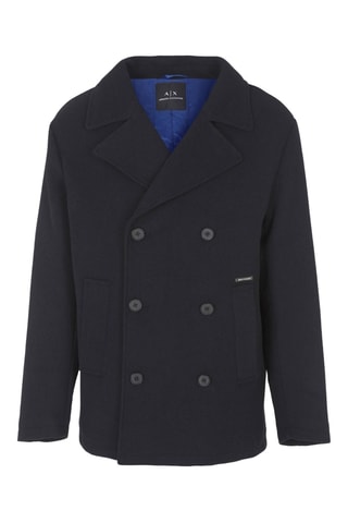 Manteau en laine - Bleu marine