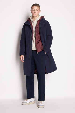 Imperméable et veste sans manches - Bleu marine et bordeaux