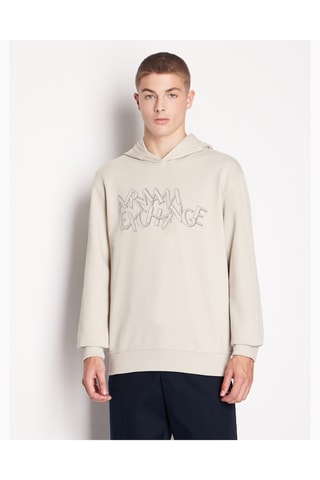 Sweat à capuche - Ecru